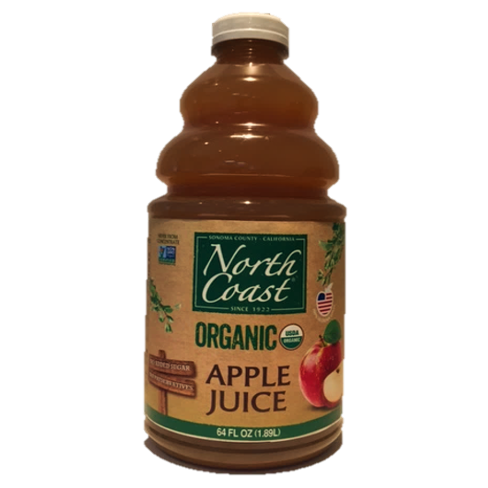 North Coast Organic Apple Juice 64oz, 2 Count
