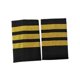 thumbnail image 3 of Charreteras de aerolíneas,Barras de uniformes profesionales para aviación,Hombreras,insignias,deslizadores,charreteras,Insignias de uniforme de avión Rayas de hombro del conductor,Accesorios, 3 of 10