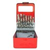 33pc GRIP HSS High Speed Steel Drill Bits Set 1/16"-1/2" Sizes 3/8" Shank 35185