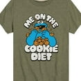 thumbnail image 3 of Sesame Street - Cookie Diet - Toddler and Youth Short Sleeve Graphic T-Shirt, 3 of 5