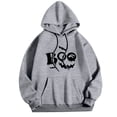 thumbnail image 3 of Landzoo Halloween Men's Hoodies Graphic Print Long Sleeve Hooded Autumn Daily Tops Men Comfortable Sweatshirts Size M, 3 of 4