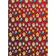 thumbnail image 1 of Ahgly Company Indoor Rectangle Patterned Red Novelty Area Rugs, 2' x 5', 1 of 6