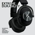 thumbnail image 6 of Logitech G PRO Gaming Headset for Oculus Quest 2 - Oculus Ready, Custom-Length Cable, PRO-G Precision Gaming Audio Driver, Steel and Aluminum Build, Low-Latency 3.5 mm Aux Connection, 6 of 8