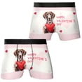 thumbnail image 3 of Happy Valentine's Day German Shorthaired Pointer Brings Love Heart All Over Print Boxer Briefs Underwear for Men Dad GSP Lover Dog Gift - 02028, 3 of 6