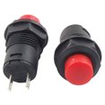 thumbnail image 1 of 5 piezas de AC 125V/3A 250V/1,5A SPST OFF (ON) NO momentáneo Pulsador Rojo, 1 of 2