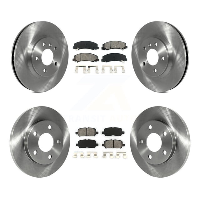 Transit Auto Front Rear Disc Brake Rotors and Semi-Metallic Pads Kit for Car Chevrolet Impala Limited K8S-100813