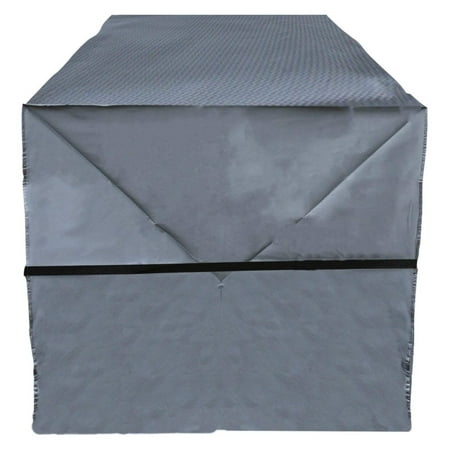 

Outdoor Air Conditioner Cover - A/C Winter Weather Protector - Square Gray
