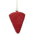 thumbnail image 7 of Northlight Glittered Shatterproof Strawberry Cake Slice Christmas Ornament - 5" - Red and White, 7 of 7