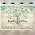 thumbnail image 5 of Family Reunion Backdrop Family Tree Leaves Family Members Our Roots Run Deep Photography Background Family Gathering Party Decoration Supplies Banner, 5 of 6