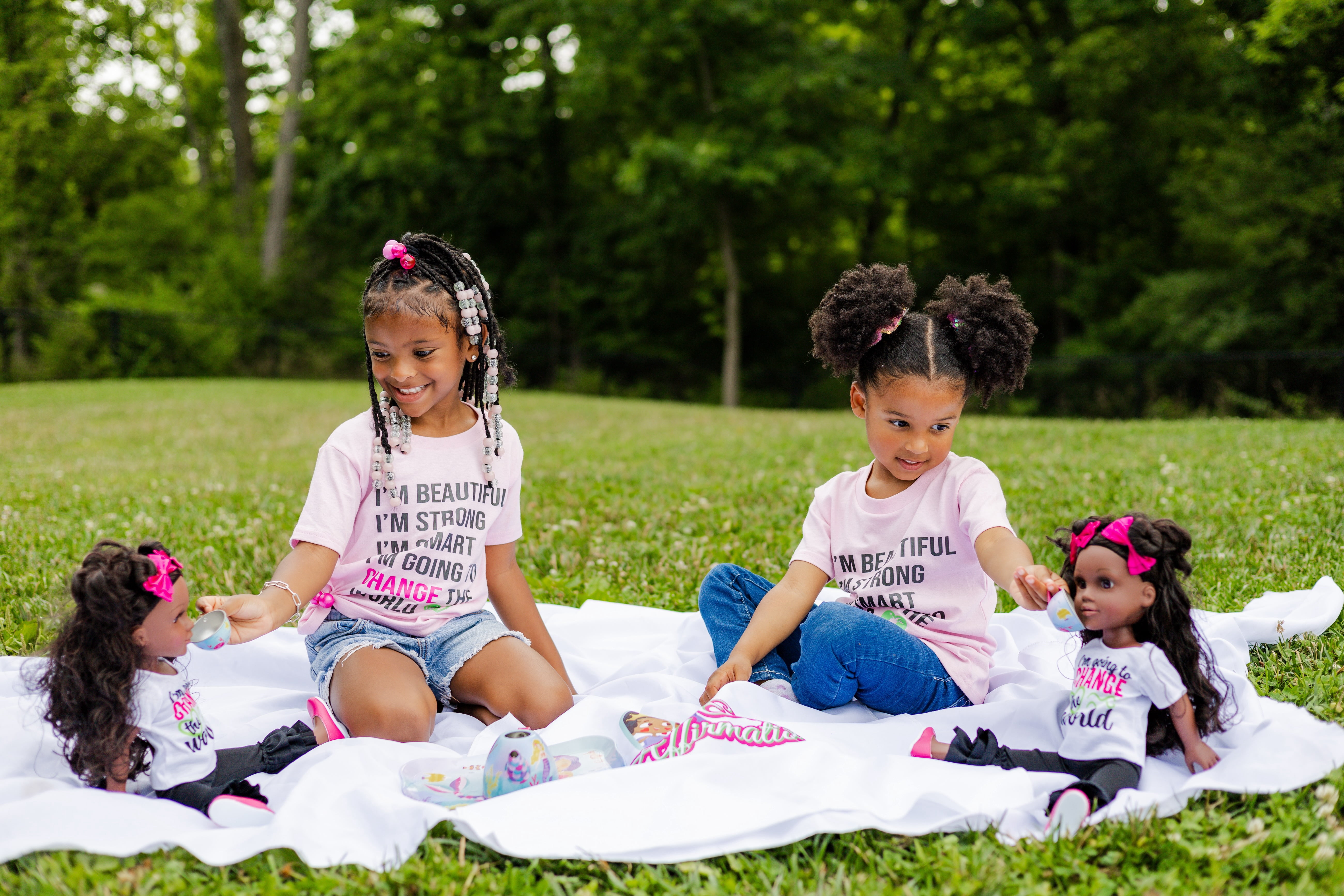 Early Affirmation Dolls Kyya Doll, 18 Inches Premium Talking Doll, African American, Black Hair