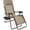 Beige, variant on WDZS Adjustable Zero Gravity Lounge Chair with Steel Mesh Fabric: Reclining Lawn Chair Featuring Comfort Pillow, Cup Holder Tray, and Customizable Recline Positions BEIGE