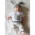 thumbnail image 2 of Newborn Baby Boys Girls Easter Outfits My 1St Easter Letter Short Sleeve Romper+Rabbit Long Pants+Hat Clothes Set, 2 of 9