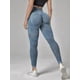 thumbnail image 3 of Mallas de Yoga sin costuras para mujer, mallas huecas para Fitness, gimnasio, cintura alta, melocotón, levantamiento de glúteos, pantalones deportivos ajustados para Fitness, 3 of 5