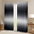 thumbnail image 2 of Homewish Ombre Tie Dye Curtains Pack of 2 (42x84 Each) For Children Kids Teens,Abstract Gradient Watercolor Curtains Blackout,Black Grey Bedroom Curtains,Ultra Soft Home Decor, 2 of 6