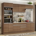 thumbnail image 2 of Cocina Integral 270cm Marrón Glamy Madesa, 2 of 11