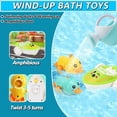 thumbnail image 3 of Juguetes de baño QODLIT sin agujeros para bebés de 0 a 12 meses o más con red de pesca, 3 of 7