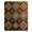 Brown, Pattern 10, variant on ODIKA 4'x6' Machine Washable Non-Slip Area Rug, Aztec Brown High Traffic Rug, Brown, 950538