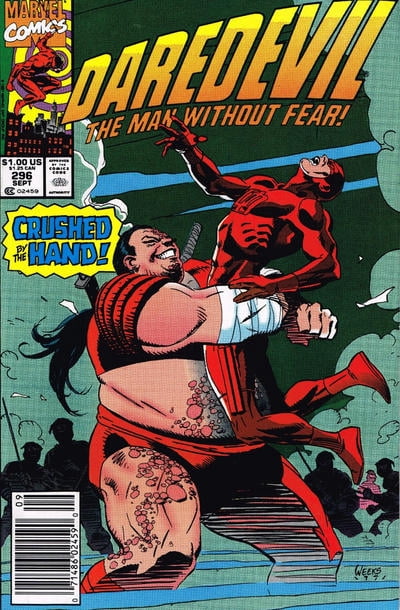Cover of Daredevil #296