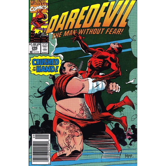 Daredevil #296 (Newsstand) VF ; Marvel Comic Book