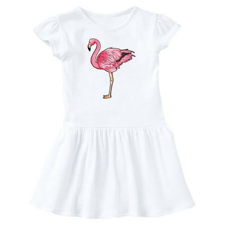 

Inktastic Pink Flamingo Gift Baby Girl Dress