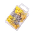 thumbnail image 1 of KLKCMS 80 Pieces Straight Pins Positioning for Graduation Ceremonies Garment Making yellow, 1 of 9