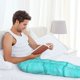 thumbnail image 5 of Fotbe Turquoise Wooden Pantalones de Pijama para Hombre, Pantalones de Dormir, Pantalones de Casa con Cintura Ajustable y Bolsillos-XX-Large, 5 of 6