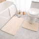 thumbnail image 5 of Alfombrilla de baño de espuma viscoelástica Olanly, superabsorbente, antideslizante, para ducha de casa, de terciopelo, 5 of 5