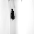 thumbnail image 3 of Lush Decor Boho Tassel Stripe Yarn Dyed Eco-Friendly Recycled Cotton Shower Curtain Black/White Single 72X72, 3 of 6