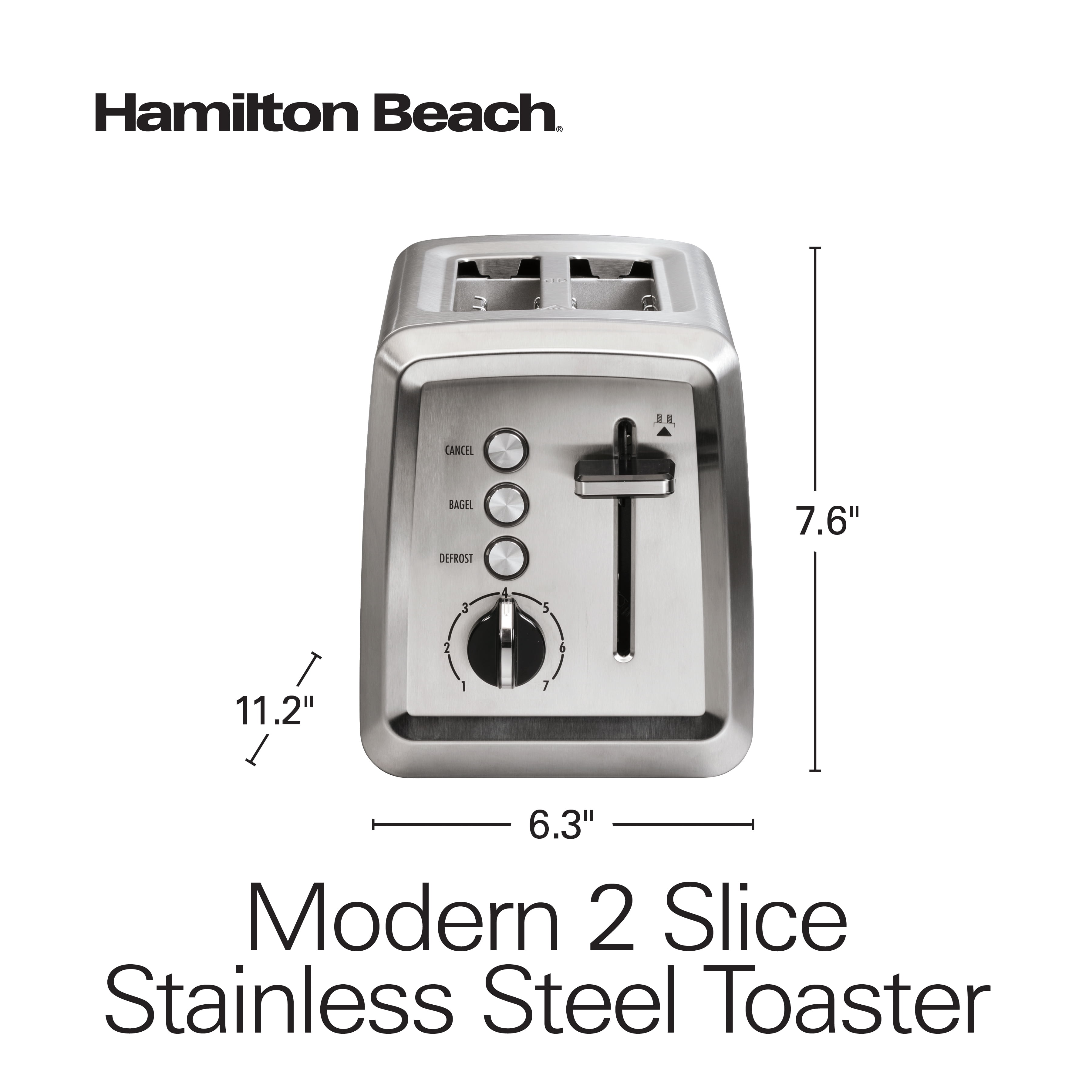 Hamilton Beach® 2 Slot Brushed Stainless Steel Toaster, 1 ct