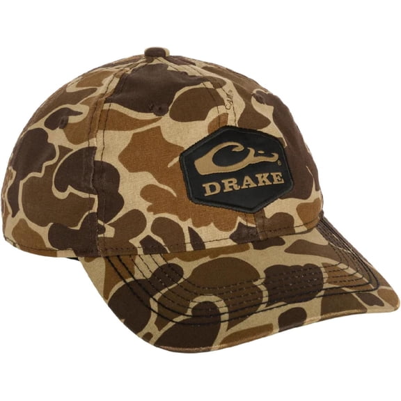Drake Waterfowl Diamond Patch Twill Cap Old School OSFM