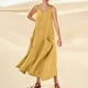 thumbnail image 1 of WILLBEST Vestido Corto De Verano Para Mujer, Color Liso, Sin Mangas, Cuello En V, Elegante, Holgado, Informal, Largo, Con Bolsillos, Cómodo Y Elegante Para Uso Diario., 1 of 3