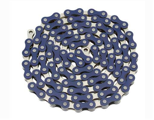 blue bmx chain
