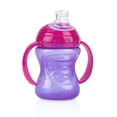 thumbnail image 3 of Nûby No-Spill Two-Handle Easy Grip Base Toddler Plastic Grip N' Sip Cup with Soft Flex Spout, for Children 4 Months +, 3 of 4