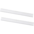thumbnail image 1 of Queilt 25cm Rubber Lip, for Shower Squeegee, White Silicone Replacement Lips, 2 Pieces, 1 of 5