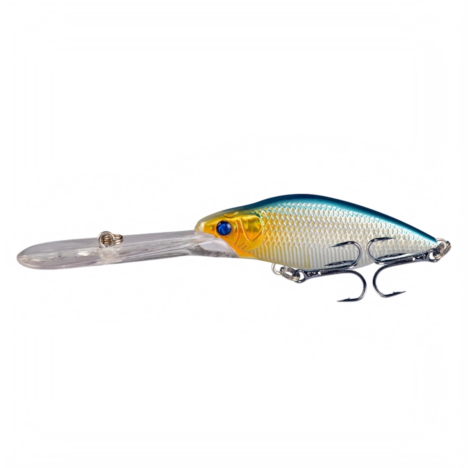 Deep Diving Minnow Fishing Lure Hard Bait Steel Balls Realistic Bionic Swimbait Crankbait Freshwater Casting Tackle