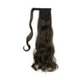 thumbnail image 3 of 20"/ 22" Wavy Curly Wrap  Hair Pieces Ponytail Drawstring Ponytail Extension Body Wave Ponytail Hair Extension Synthetic Loose Long Straight Ponytail Hair Pieces, 3 of 8