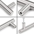 thumbnail image 3 of FungLam 3" Hole Center Cabinet Pulls - 20 Pack Brushed Nickel Stainless Steel Kitchen Cabinet Drawer Handles, 4.96" Overall Length, 3 of 6