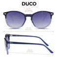 thumbnail image 3 of Gafas de sol DUCO retro redondas polarizadas UV400 para mujeres DC1230, 3 of 6