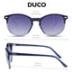 thumbnail image 3 of Gafas de sol DUCO retro redondas polarizadas UV400 para mujeres DC1230, 3 of 6