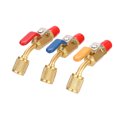 thumbnail image 3 of R134A R12 R22 Air Conditioning Refrigerant Charge Hose 1/4'' SAE Thread 60''/1.524m Long Red/Yellow/Blue Tube, 3 of 8