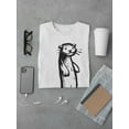 thumbnail image 3 of Sketch Of Standing Otter Tee Men's -Image by Shutterstock, 3 of 4