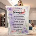 thumbnail image 2 of Personalized Blanket For Grandma Throw Blanket For Mother’s Day, Birthday or Christmas Gift With Kids Names From Grandaughter Grandson – Sherpa - 60x80, 2 of 4