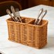 thumbnail image 4 of Nestingho Cesta Para Utensilios De Cocina Con Rattan Falso Y Compartimentos Para Organización En, 4 of 8