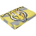 thumbnail image 6 of DePauw University Logo Fleece Blanket, Very Soft Microfiber Flannel Blanket for Couch Warm and Cozy for All Seasons, 6 of 6