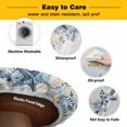 thumbnail image 3 of Elastic Fitted Round Tablecloth, Blue Coastal Waterproof Stretch Table Cover for 55"-60" Tables, Summer Beach Starfish Nautical Eucalyptus Vintage Washable Outdoor Tablecloths for Patio, Picnic, 3 of 9