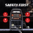 thumbnail image 5 of LOTOS Apex MIG180SP 6-in-1 180A MIG Welder with Spool Gun, Dual Voltage 120/240V, Gas/Flux-Core, 5 of 7