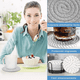 thumbnail image 2 of 10 pzs Posavasos Para Cafe Mesa Tejido A Mano Lab.G, Gris solido, 2 of 5