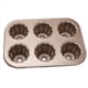thumbnail image 2 of 2X Molde para Pasteles de Canele de 6 Cavidades, Molde para Hornear Canele Antiadherente para Horno, Herramienta para Hornear Moldes de Caneles de Acero Al Carbono, 2 of 5