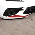 thumbnail image 2 of TINKI Soft Carbon Fiber Front Bumper Bottom Corner Trim Sticker Compatible with Chevrolet Corvette C8 2020-2023, Front Bumper Lip Panel Decoration Sticker, 2 of 12