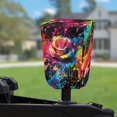 thumbnail image 2 of Yuyamidu Colorful Rose RV Electric Tongue Jack Cover Waterproof RV Electric Tongue Jack Protective Cover 300D Polyester Electric Jack Cover for Travel Trailer, 2 of 7